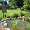 Solar-Luftpumpe Solarbetriebener Teich-Sauerstoffspender Geräuscharmes Werkzeug mit Sprudelstein für Kleine Pools Gartengestaltung Aquarien