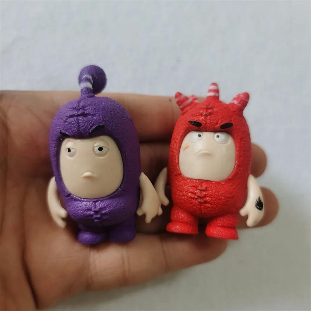 Original Oddbods Whole 7pcs/Set with Original Code On Back Limited Collection Toys Cute Anime Action Figures Kids Best Gift