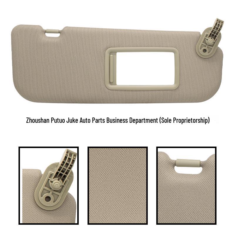 Beige Sun Visor Pair for 2011-2015 Hyundai Elantra 85210-3X000TX