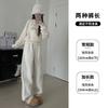 Lamb wool wide-leg pants women's autumn and winter new thin casual sweatpants drape straight thickened high-waisted velvet sweatpants