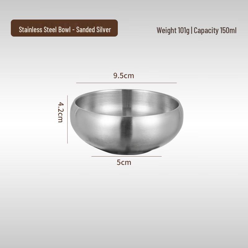 Korean Gold-Tone Rice & Soup Bowl Set