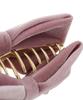 Maison De Fleur Velvet Memento Ribbon Pink Women's Clip,