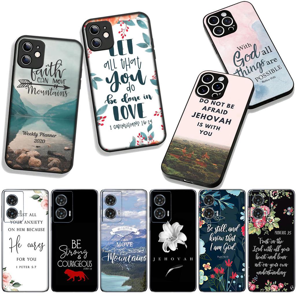 Bible Verse Flower Faith Christian Philippians Case for Samsung Galaxy S25 S24 S22 S23 FE Ultra Plus A56 A05 A06 A15 A16 A55 S7