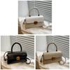 Pu Small Square Bag With Top Flap For Daily Casual Street Fashion