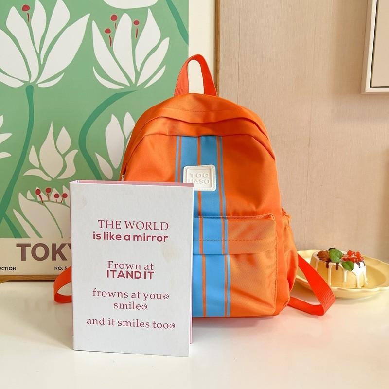 Cute Korean Style Kids Backpack For Boys And Girls Breathable Cotton Fabric