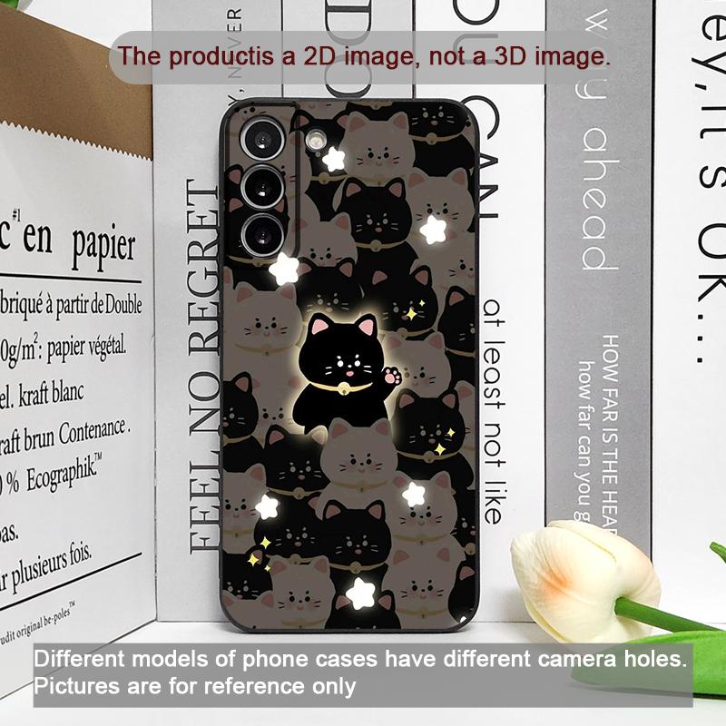 Custodia per Telefono Coppia Gatti Neri Bianchi Cartoni Animati per Google Pixel 9A 8A 7A 6A 7 PRO 8 9 Pro XL 4G 5G Cover Morbida Antiurto Guscio Abbinato