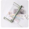 Cosmetics Pouch Students Gifts Zipper Pen Pouch Transparent Pencil Bag Pencil Case Storage Bag