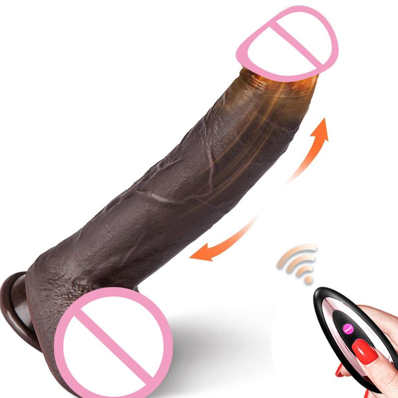 Big Dick Sex Toys for Women Wireless Remote Control Dildo Telescopic Vibrator Adult Sex Toy Penis Dildos 18 Realistic Vibration