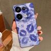 Cool Kiss Lips Print Case For Xiaomi 13T Pro Redmi Note 15 Pro 4G Redmi Note 14 13 Pro+ 5G Leather Texture Silicone Cover