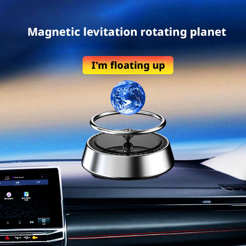 Solar Rotating Car Air Freshener Auto Air Freshener Rotating Interstellar Ball Car Deodorant Vehicles Interior Decor Homes