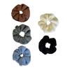 Weiche Strick-Scrunchies für Damen Stilvolles Haargummi Leicht 30g Rutschfestes Haaraccessoire für Sport Reisen Täglichen Gebrauch