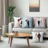 4pcs Setwedding Anniversary Gift Cushions Pillowcase Polyester Cushion Cover Throw Pillow Pillowcover Home Car Sofa Decor