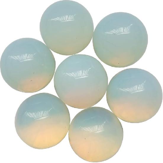 7 Chakras Color Crystal Sphere Ball,Feng Shui Chakra Aura Home Desk Decor Decorative Collection,20mm&15mm