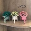 Miniature Garden Mini Bicycle Ornaments Decoration Artificial Flowers Ornaments  Office
