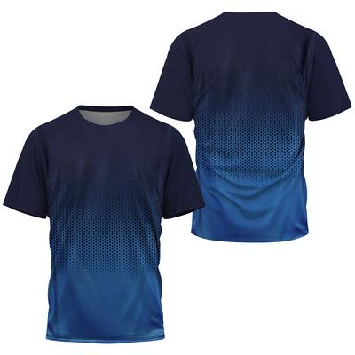 Summer Men's Fitness T Shirt Breathable Short Sleeve O-Neck Pullover Tight T-Shirts Gymnasium Clothing Outdoor Cosy Sports Wear