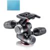 Manfrotto Xpro 3 Way Head With Quick Plate  Cleaning Cloth Included  Weight 1kg 