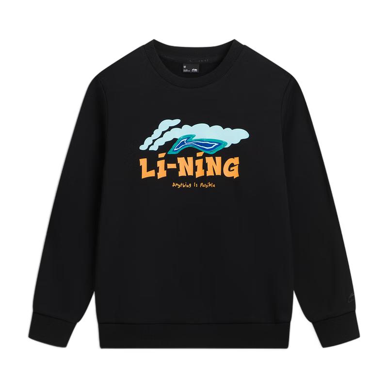 Li-Ning Unisex Youth Fleece-lined Crewneck Sweatshirt YWDV705