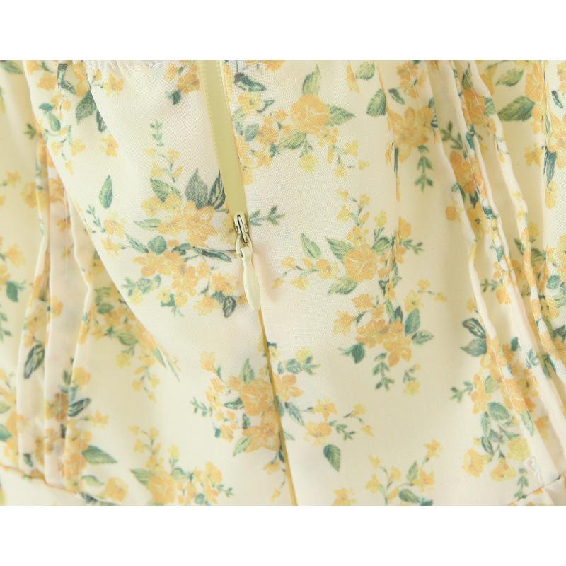 Elegant Printed Halter Dress - European & American Style, Versatile & Fashionable