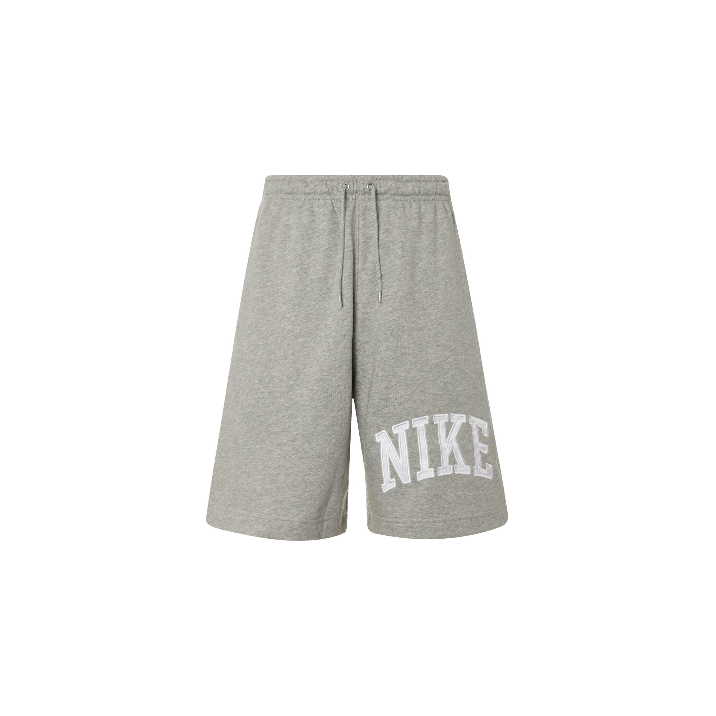 Nike Sportswear Club French Terry Shorts Asia Sizing Grey White Men s FQ4093-063 XL