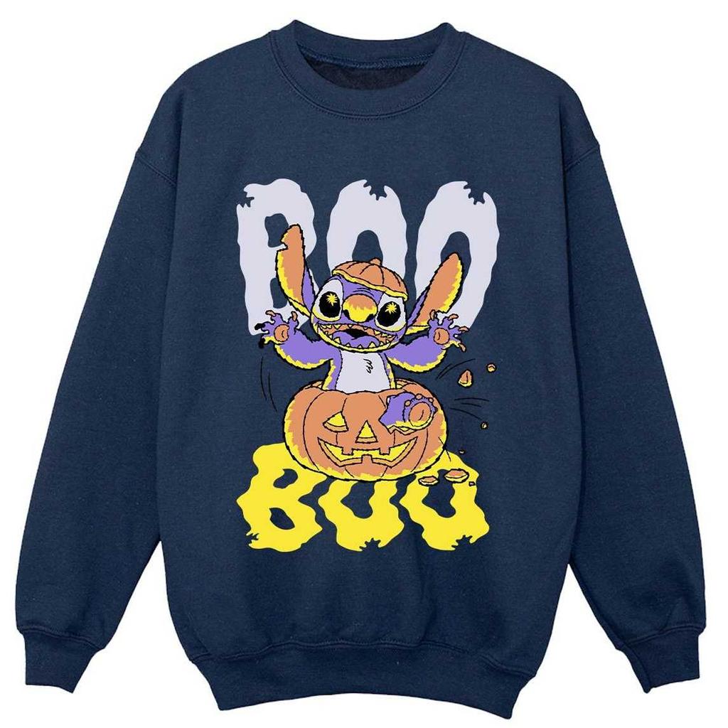 Lilo & Stitch Boys Boo Pumpkin Sweatshirt