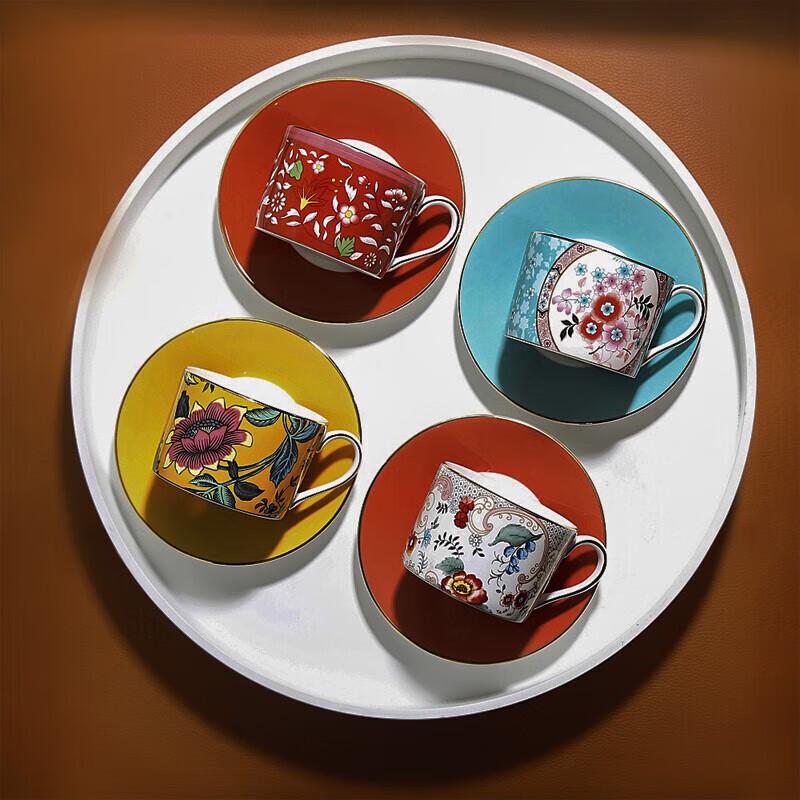 Wedgwood Rococo Wanderlust Cup & Saucer Set