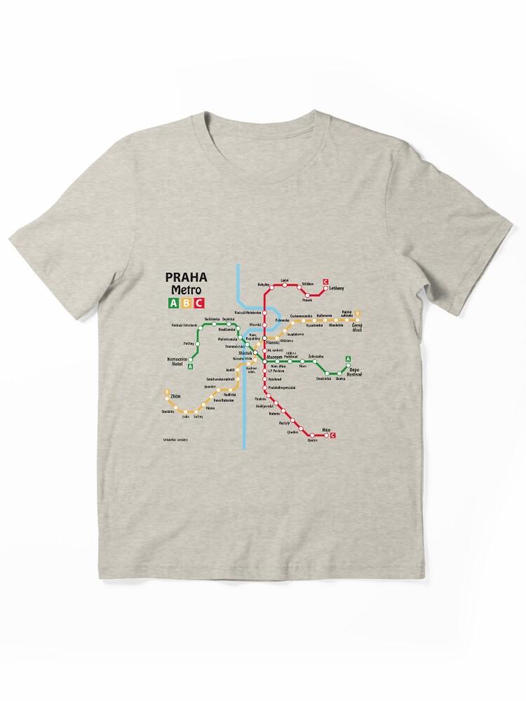 Metro PRAGUE metro network Essential T-Shirt