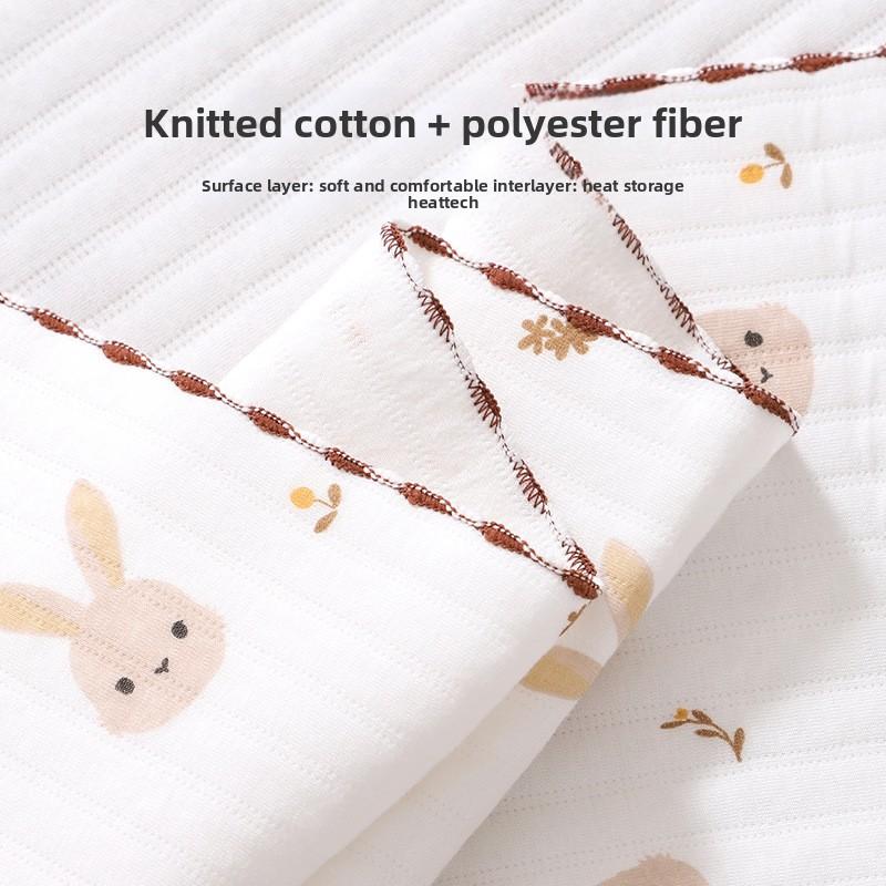 Cotton Muslin Cute Cartoon Printing Baby Swaddle Blanket Soft Breathable Newborn Baby Receiving Blanket For Infant Boys Girls