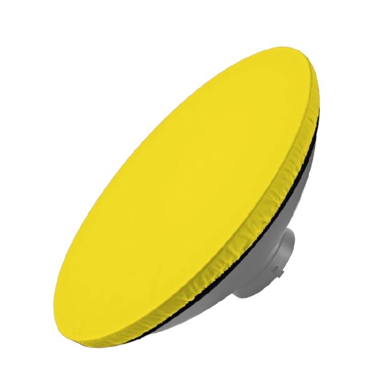 

42cm Soft Light Diffuser Sock Cloth Filter for Mount Standard Reflector Diffuser Shade Dish Accessories жёлтый