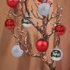 24Pcs Christmas Ball Delicate Reusable High Gloss Xmas Tree Decor Ball Pendant Home Decor