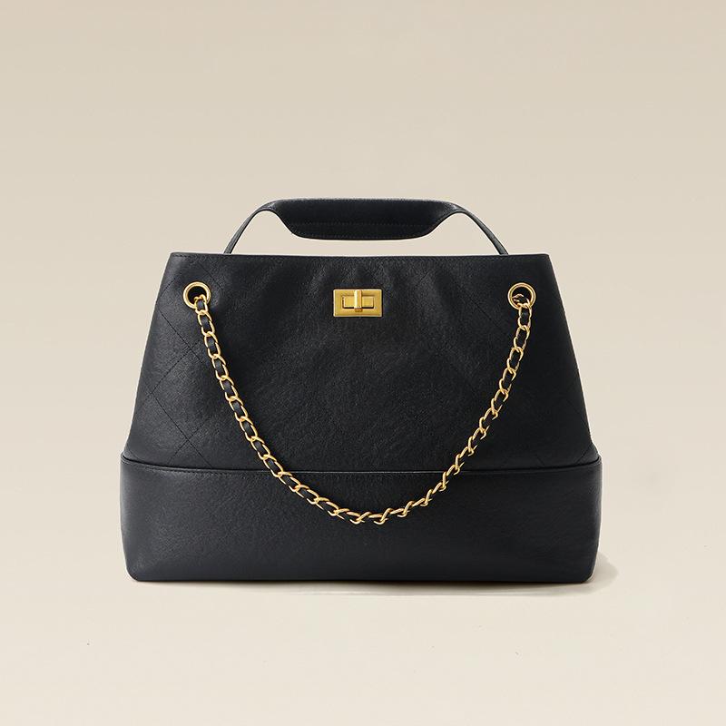 Sac en cuir losanges rayures sac fourre-tout sac bandoulière polyvalent sac en cuir de vachette grande capacité pour femmes luxe léger niche