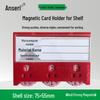 Ancesty Magnetic Shelf Inventory Counting Card Holder