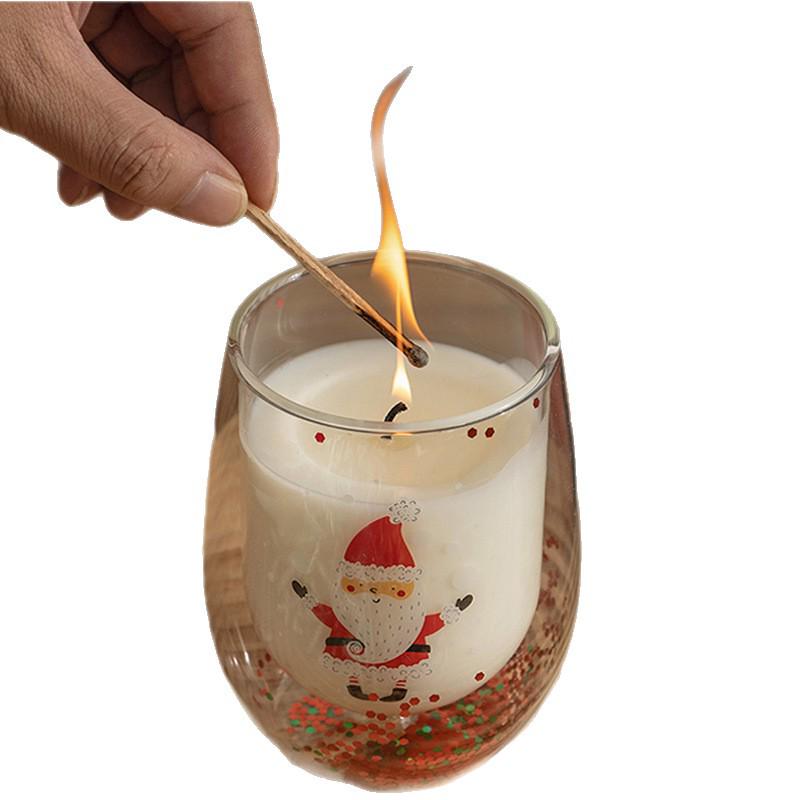 Romantic High-End Essential Oil Candles - Perfect for Hotel, Valentine's Gift, and Christmas Souvenirs