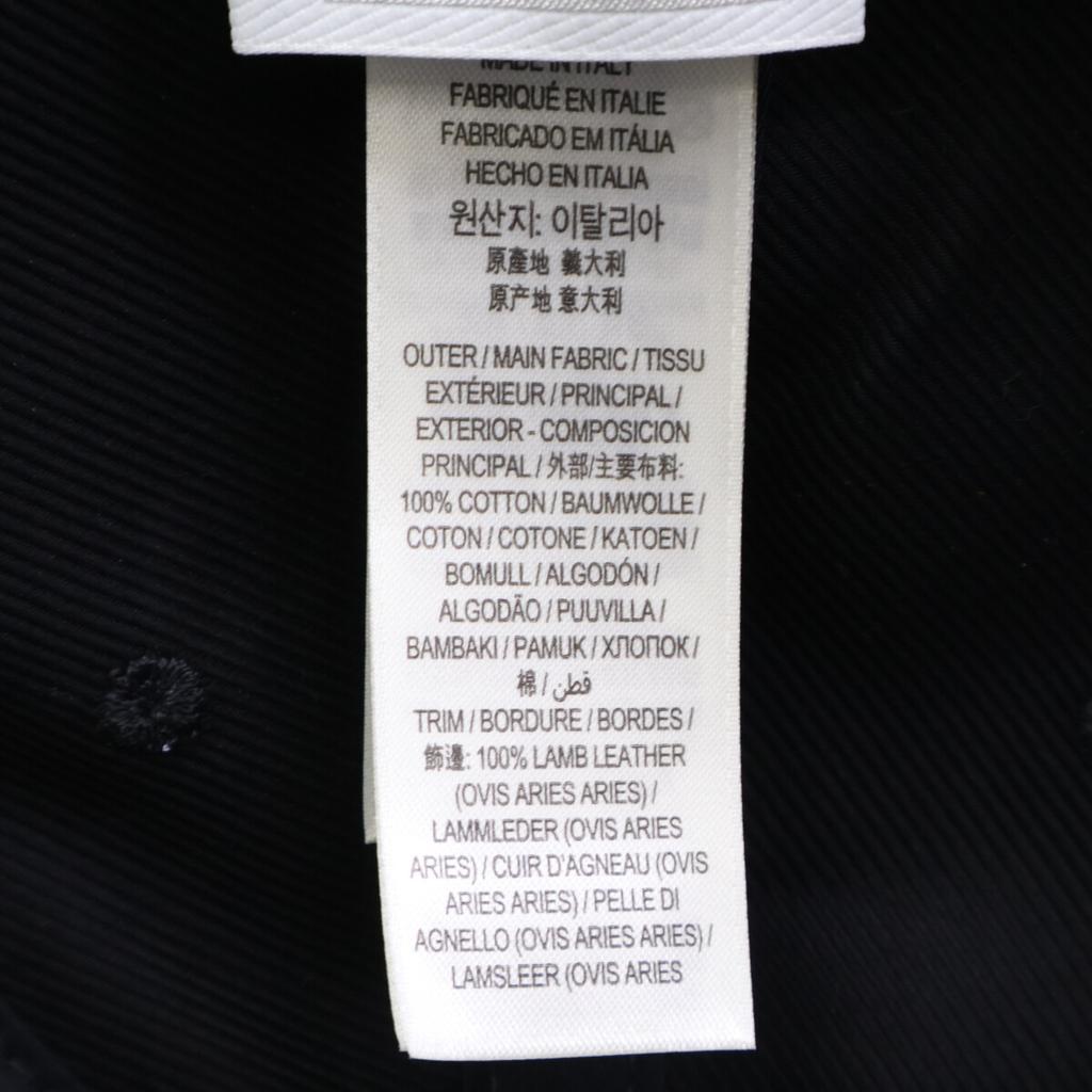 Burberry [Excellent Condition/Domestically Authorized] 8043040 Horseferry Motif Cap Hat XL blackUsed