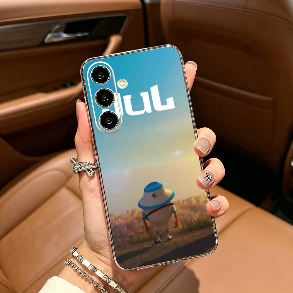 Singer Rapper J-JUL-ES Gesture Clear Soft Silicone Phone Case for Samsung Galaxy A71, A70, A52, A51, A40, A30