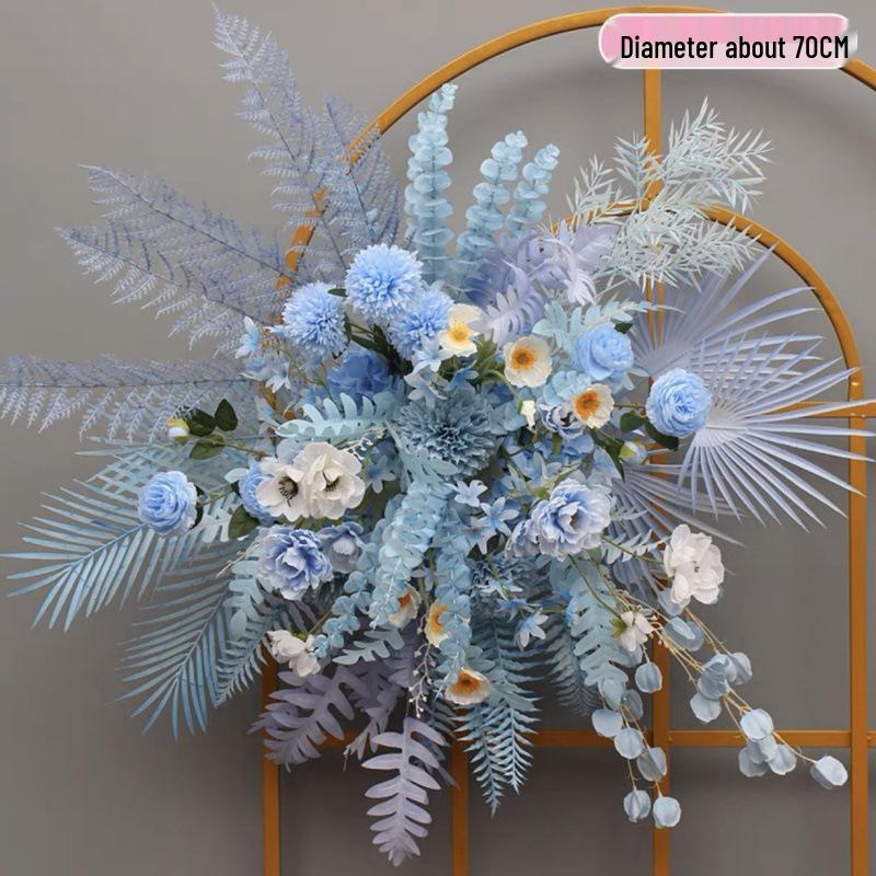 Stor Eukalyptus Silkesblomma Bordsdekoration för Bröllop