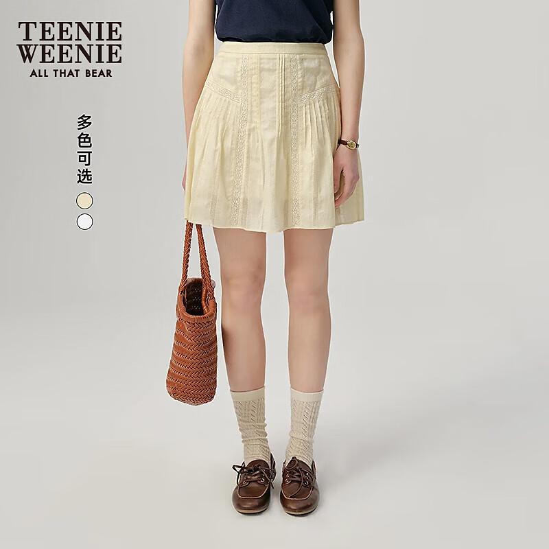 Teenie Weenie Women's Asymmetrical A-Line Mini Skirt