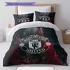 Jednoduchá MUFC Dekorace Sada povlečení s přikrývkou Potah na přikrývku Povlak na polštář Domácí dekorace Dárek k narozeninám (1 * povlak na peřinu + 2 * povlak na polštář, bez jádra)