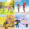 3Pcs Multifunctional Mesh Beach Bags Large Capacity Shell Pouch  for Sand Toys