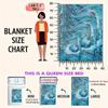 Marbled Blue Gold Luxury Blanket Reversible Flannel Throw for Elegant Decor AllSeason Comfort Opulent Style Gift