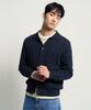Beanpole Men Cable Collar Neck Cardigan Navy