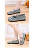 2026 Summer Women's Slip-On Old Beijing Style Non-Slip Comfortable Flat Shoes for Middle-Aged and Elderly Moms