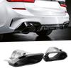 Exhaust Muffler Tips Set End Pipe Trim Replacement for 3 Series  0  1 M Sport M340 2019‑2021