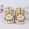 Säugling Baby Cartoon Bär Krippenschuhe Leinenschuhe Flache Lauflernschuhe