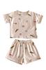 EnDast Sea 80cm Short Sleeve Top and Bottom Baby Clothes for Spring and Perfect As a Baby Shower and Easy To Move Loungewear for Babies and Korean