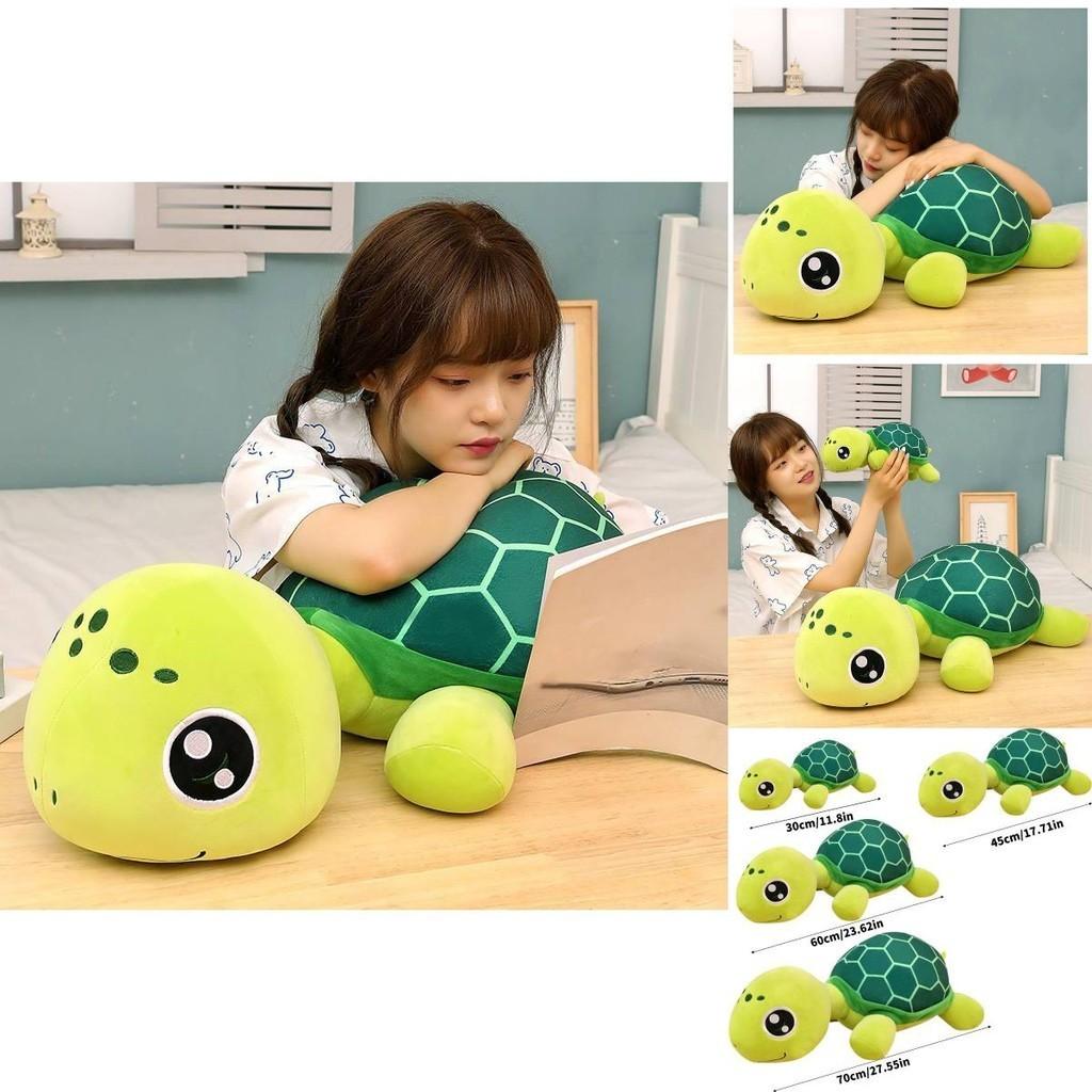 Niedliches und kuscheliges Plüsch-Meeresschildkröten-Spielzeug mit großen Augen Perfektes Geschenk für Kinder!