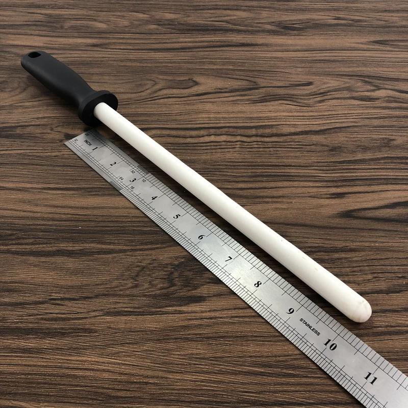 6 8 10 12 Inch Sharpening Rod Ceramic Rod Knife Sharpener Honing Knife Sharpener for Knives Sharpening Steel Kitchen Tool