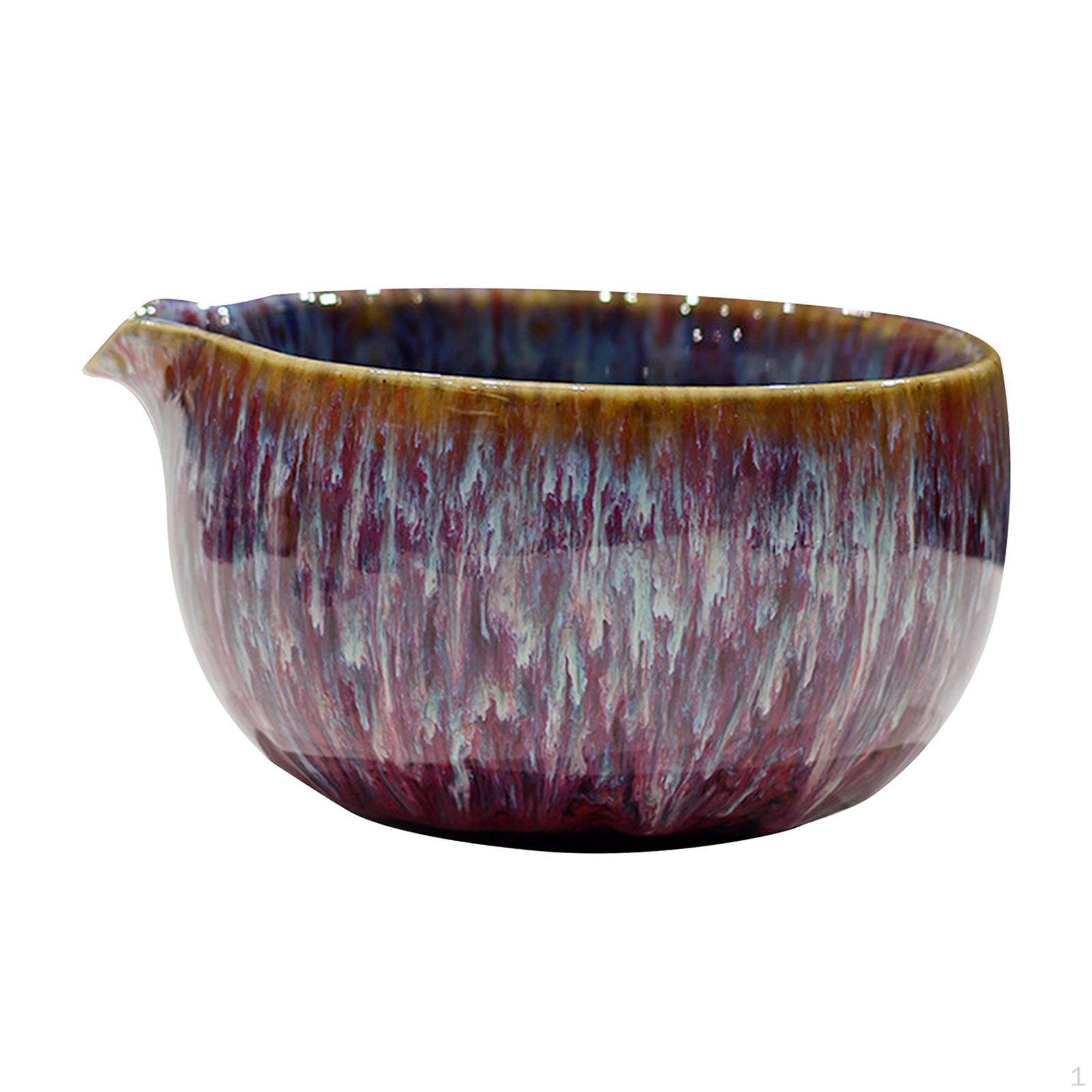 

Керамическая чаша для матча с носиком 500 мл ручной работы для чайной комнаты, друга, домашнего хозяйства