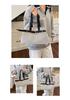 Women's 2026 Large Capacity Woven Tote Bag, Fashionable and Versatile for Commuting and Shoulder Wear