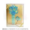 Hair Ornament Set Furisode Ceremony Tsumami Work Blue [Kyoto Usagido] 2-piece Coming-of-age Kk-009