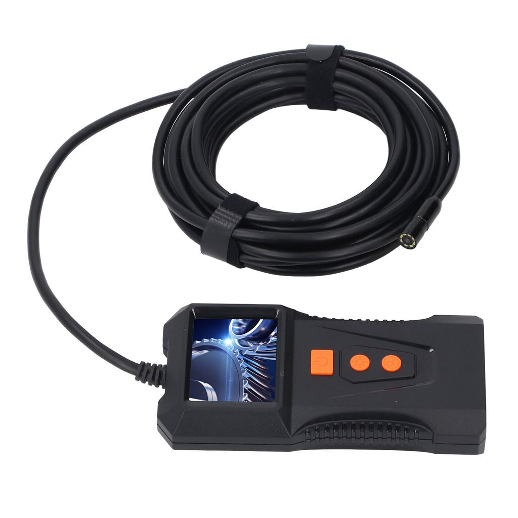Industrial Endoscope Inspection Camera with Light 2in HD Screen Borescope Sewer Camera P230 with 5m Cable 8mm Lens